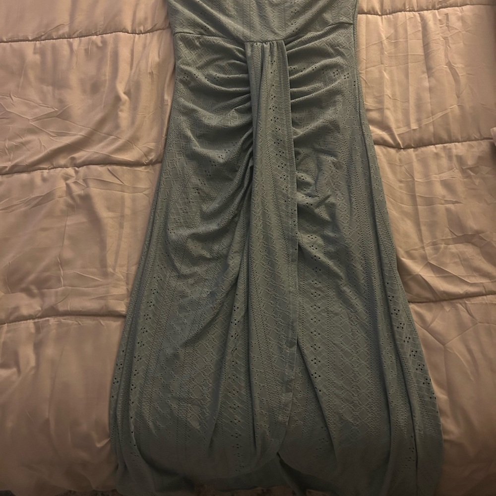 Chic Gray Maxi Dress